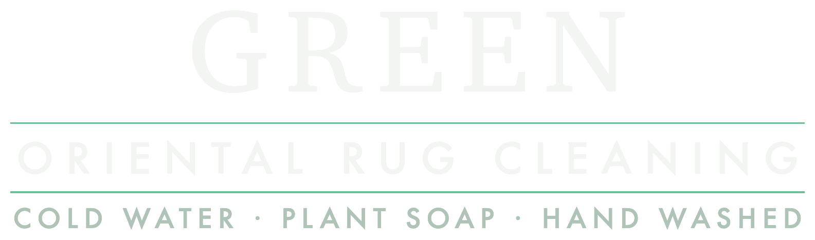 Green Oriental Rug Cleaning